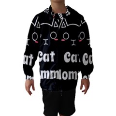 Love My Cat Mommy Hooded Wind Breaker (kids) by Catifornia