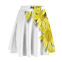 Flowers Spring Yellow Spring Onion High Waist Skirt View1