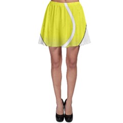 Tennis Ball Ball Sport Fitness Skater Skirt by Nexatart