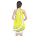 Tennis Ball Ball Sport Fitness Halter Neckline Chiffon Dress  View2