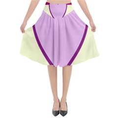 Cute Gender Gendercute Flags Love Heart Line Valentine Flared Midi Skirt by Mariart