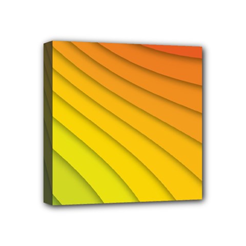 Abstract Pattern Lines Wave Mini Canvas 4  X 4  by Nexatart