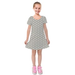 Background Website Pattern Soft Kids  Short Sleeve Velvet Dress by Nexatart