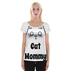 Love My Cat Mommy Women s Cap Sleeve Top by Catifornia