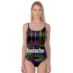 Mustache Camisole Leotard  by Mariart