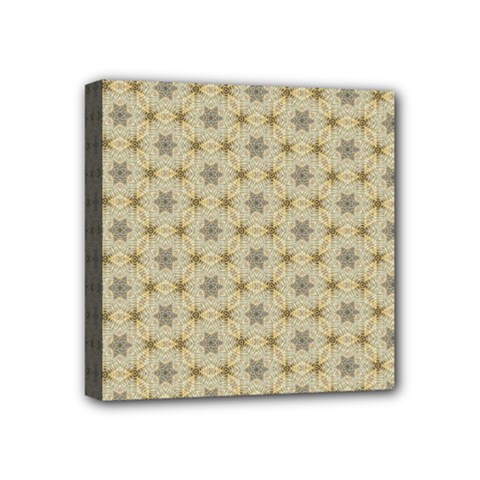 Star Basket Pattern Basket Pattern Mini Canvas 4  X 4  by Nexatart