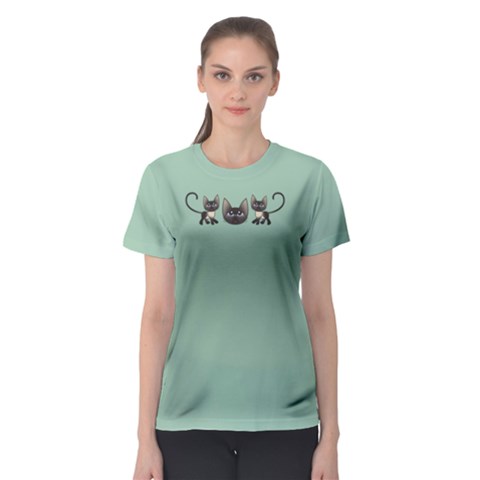 Princess Ziya Kitties Women s Sport Mesh Tee by kittylovecouk