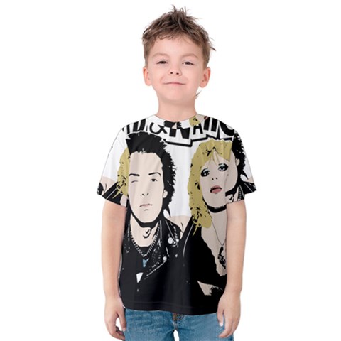 Sid And Nancy Kids  Cotton Tee by Valentinaart