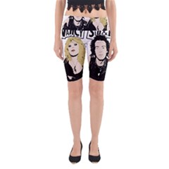 Sid And Nancy Yoga Cropped Leggings by Valentinaart