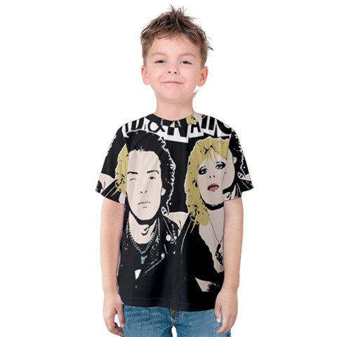 Sid And Nancy Kids  Cotton Tee by Valentinaart