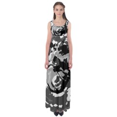 Abstract Art Empire Waist Maxi Dress by ValentinaDesign