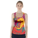 Abstract art Racer Back Sports Top View1