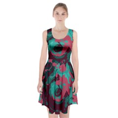 Abstract Art Racerback Midi Dress by ValentinaDesign