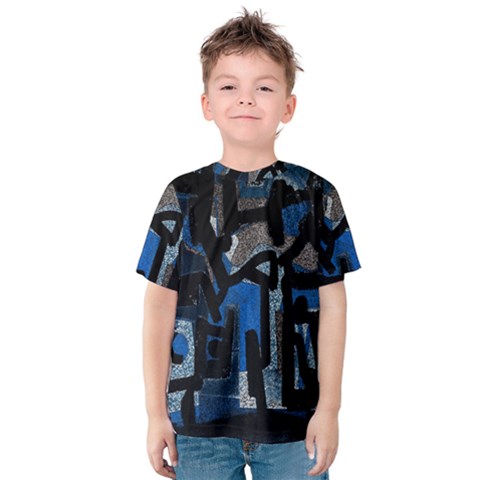 Abstract Art Kids  Cotton Tee by ValentinaDesign