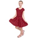 Roses pattern Kids  Short Sleeve Dress View1