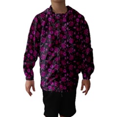 Roses Pattern Hooded Wind Breaker (kids) by Valentinaart