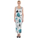 Tropical pattern Fitted Maxi Dress View1