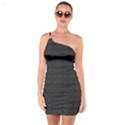 Pattern One Soulder Bodycon Dress View1