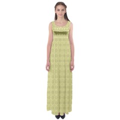 Pattern Empire Waist Maxi Dress by ValentinaDesign