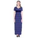 Pattern Short Sleeve Maxi Dress View1