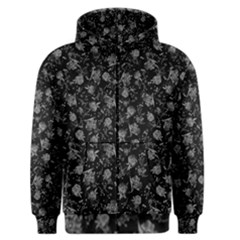 Floral Pattern Men s Zipper Hoodie by ValentinaDesign