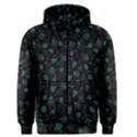 Floral pattern Men s Zipper Hoodie View1