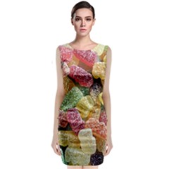 Jelly Beans Candy Sour Sweet Classic Sleeveless Midi Dress by Nexatart