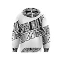 Feather Zentangle Kids  Pullover Hoodie View2