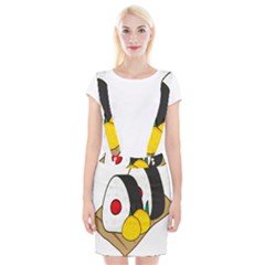 Sushi Food Japans Braces Suspender Skirt by Mariart