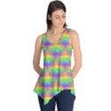 Painted Rainbow Pattern Sleeveless Tunic View1