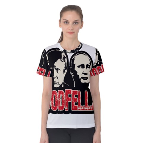 Goodfellas Putin And Trump Women s Cotton Tee by Valentinaart