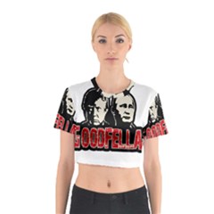 Goodfellas Putin And Trump Cotton Crop Top by Valentinaart