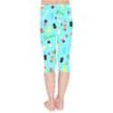 Summer pattern Kids  Capri Leggings  View2