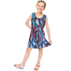 Dizzy Stone Wave Kids  Tunic Dress by Mariart