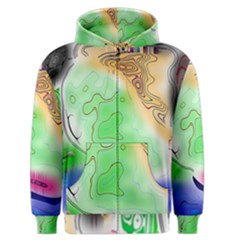 Mirror Light Men s Zipper Hoodie by Mariart