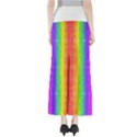 Vertically Striped Painted Rainbow Full Length Maxi Skirt View2