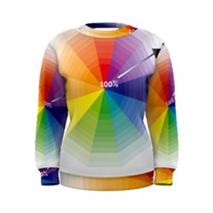 Colour Value Diagram Circle Round Women s Sweatshirt by Mariart