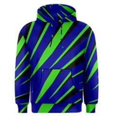 Rays Light Chevron Blue Green Black Men s Pullover Hoodie by Mariart