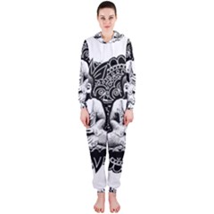 Ornate Buddha Hooded Jumpsuit (ladies)  by Valentinaart