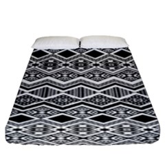 Aztec Design  Pattern Fitted Sheet (king Size) by BangZart