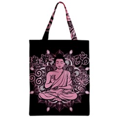 Ornate Buddha Zipper Classic Tote Bag by Valentinaart