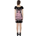 Ornate Buddha Short Sleeve Skater Dress View2