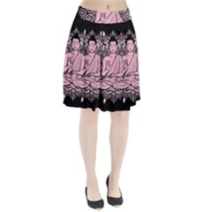 Ornate Buddha Pleated Skirt by Valentinaart