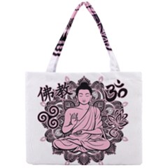 Ornate Buddha Mini Tote Bag by Valentinaart