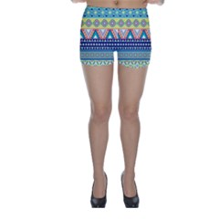 Tribal Print Skinny Shorts by BangZart