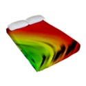 Colorful Vertical Lines Fitted Sheet (Full/ Double Size) View2