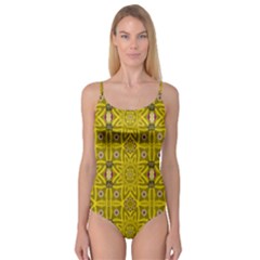 Stars And Flowers In The Forest Of Paradise Love Popart Camisole Leotard  by pepitasart