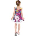 Beautiful Gothic Woman With Flowers And Butterflies Hair Clipart Kids  Sleeveless Dress View2