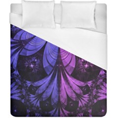 Beautiful Lilac Fractal Feathers Of The Starling Duvet Cover (california King Size) by jayaprime