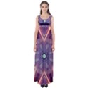 Abstract Glow Kaleidoscopic Light Empire Waist Maxi Dress View1